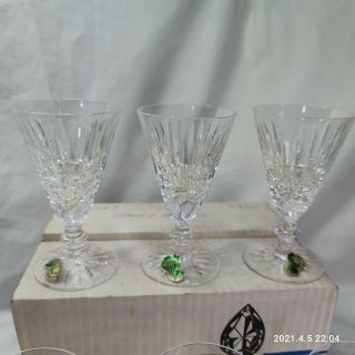 Rare 6 WATERFORD CRYSTAL IRELAND TRAMORE 601 - 678 SHERRY GLASSES 4 1/2 