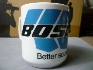 Bose Vintage Mug.  White With