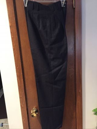 Vintage Gray Rafaella High Waisted Pleated Wool Pants Slacks Trousers Size 6