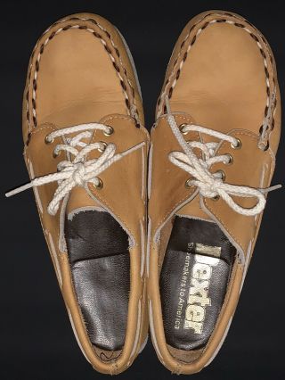 Vintage Dexter Womens Bowling Shoes Sliders Tan Size 7m Retro 1970 