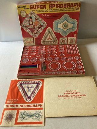 Vintage 1969 Kenner Spirograph 2400 - Box,  Booklet -