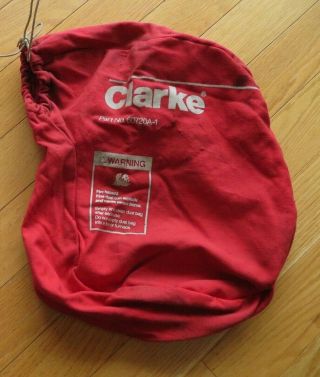 Vintage Red Clarke American B2,  7 " Spinner Edger Dust Bag Only