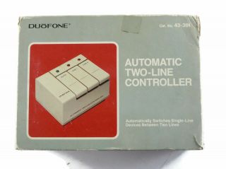 Vintage Duofone Automatic Two - Line Controller 43 - 381 - - VTG 2