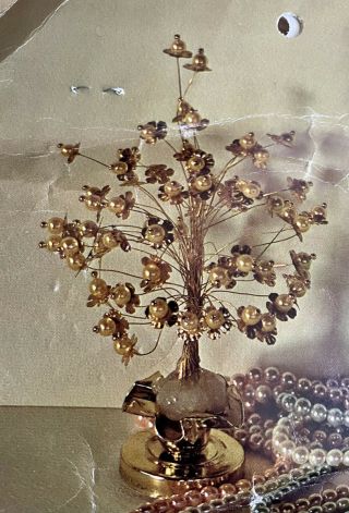 Vintage Merri Mac Tiny Treasure Tree Beaded Kit 10 - T Pearl Paradise Kit 1975 2