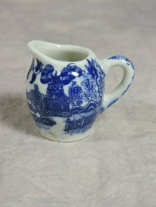 Blue Willow Miniature Pitcher Made In Japan Vintage