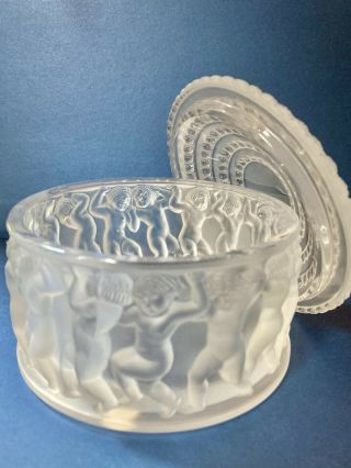 Authentic Lalique Clear Crystal Infant Box Srp 750.  00