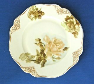 Salad/dessert Plate - Old Ivory 82 Pattern - Herman Ohme Porcelain - Antique 1908 - 1920