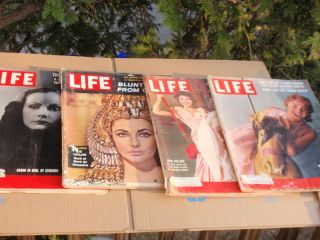 4 Vintage Life Magazines 1950 