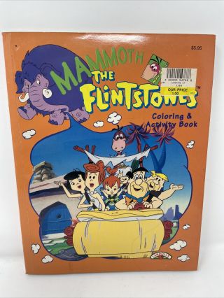 Vintage Flintstones Coloring Book