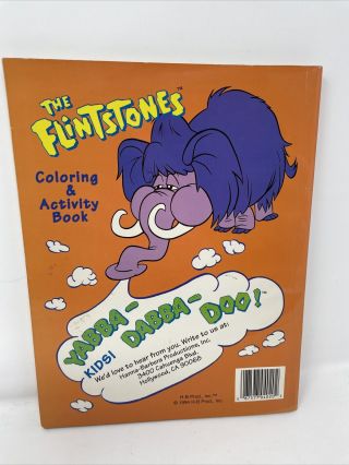 Vintage Flintstones Coloring Book 2