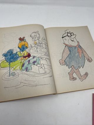 Vintage Flintstones Coloring Book 3