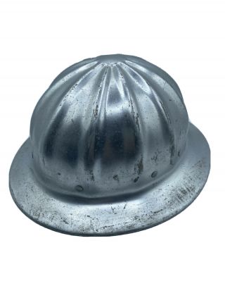 Vintage 70’s Superlite Fibremetal Fibre Metal Aluminum Full Brim Hard Hat