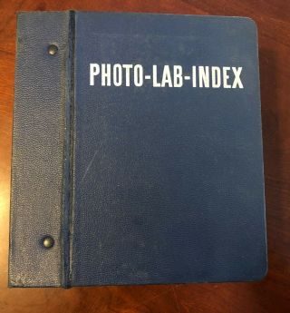 Photo Lab Index - 19th " Lifetime " Edition - 1960 Morgan & Morgan Vtg How - To Book
