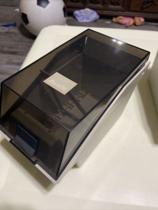 Allsop 3.  5 " Floppy Disk Plastic Storage Box Case Holder Organizer - Vgc - Vintage