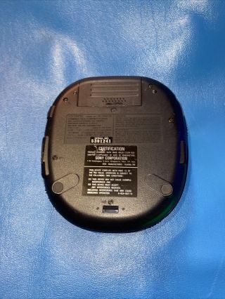 Vintage Sony D - 242CK Discman ESP Portable CD Player Walkman Mega Bass 3