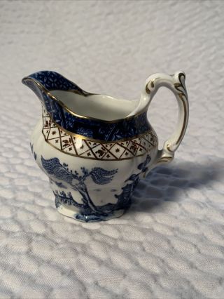 Blue Willow Booths Real Old Willow A8025 Small Jug Creamer 3in X 4in
