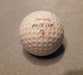 Vintage Spalding Prize Cup Golf Ball