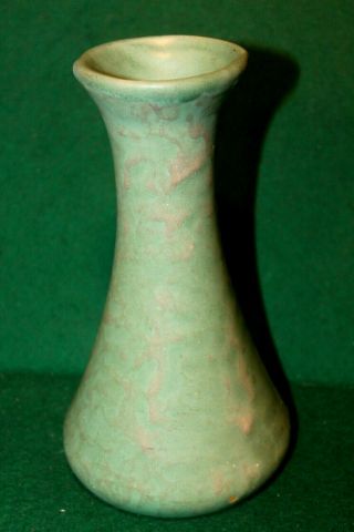 Antique Mccoy Pottery Vase 8 1/4 " X 4 1/2 " Diameter Unmarked Very Old
