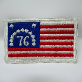 Vintage Flag Patch - Old Glory - Bicentennial - 1876 To 1976 - 3 1/4 "
