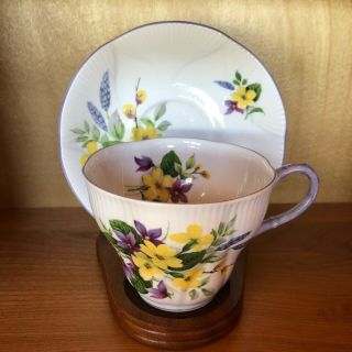 Royal Albert Bone China England Tea Cup And Saucer Pansy Floral