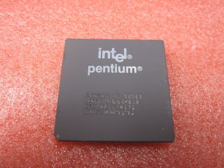 Vintage Intel Pentium A8050275 Sx969 Sss A8050275 Cpu Processor 75mhz Socket