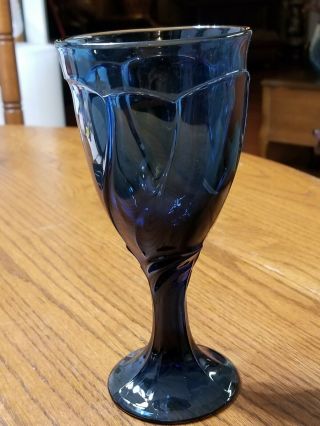 Noritake Blue Sweet Swirl Water Goblets Set Of 11 Pre - Owned 7 3/8 "