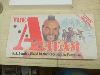 Vintage 1984 Parker Brothers The A - Team Mr.  T Board Game 100 Complete