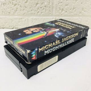 VTG‼ 1988 Michael Jackson MOONWALKER VHS CMV Enterprises • GUC‼ • S/H‼ 3