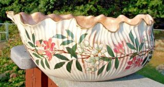 Doulton Burslem Stoke On Trent Straffordshire Porcelain Painted Centerpiece Bowl