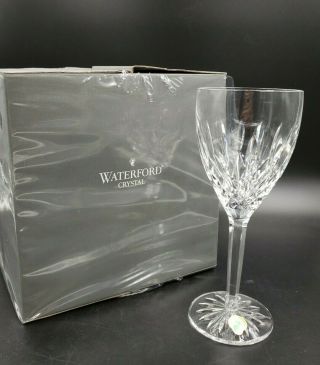 Set Of 4 Waterford Meghan Crystal Wine Water Goblets Glasses 8.  75 "