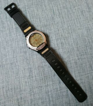 vintage casio abx - 59 twincept databank illuminator lcd watch japan 1359 rare 3