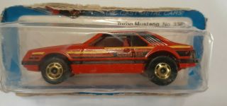 Vintage 1981 Hot Wheels Turbo Mustang Cobra Ultra Hots In Blister
