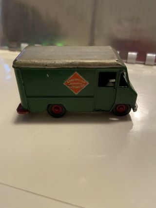 Vintage Tootsie Toy Metal Chicago 24 American Railways Express Green Truck