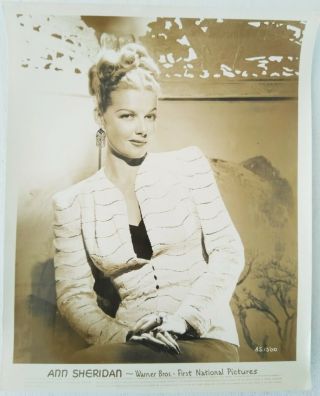 Ann Sheridan Photo 1940s Warner Bros/vintage/photo D 