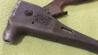 Vintage Marson Klik Fast Hp - 1 Hand Riveter Gun Made In Usa