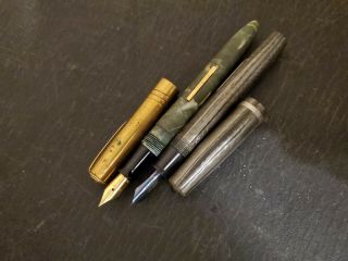 Vintage Fountain Pens - Esterbrook & American - Marbled Cases