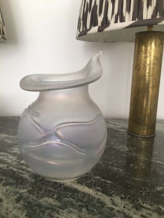 Art Nouveau Opalescent Art Glass Vase By Loetz,  Tbc,  Circa 1910 - 20’s 23.  5cm