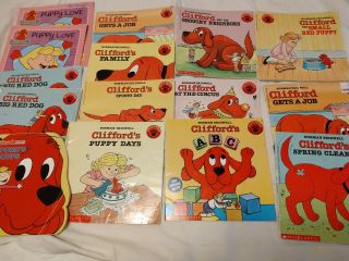 Clifford The Big Red Dog Series Books Vintage Set Of 15 (trade Paperback)