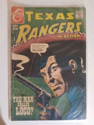 Texas Rangers In Action 66 June 1968 Charlton Comics Vintage Comic Book