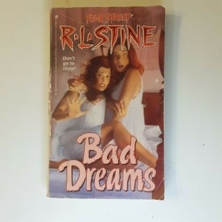 " Bad Dreams " R.  L.  Stine,  Fear Street,  1994 Vintage Paperback Horror Young Adult