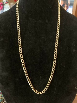 Vintage Signed Sarah Coventry Gold Tone Necklace Chain