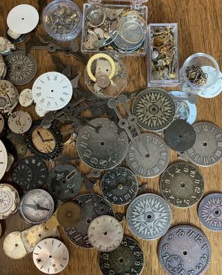 Vintage And Tim Holtz Watch Parts For Steampunk Projects