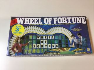 Vintage Wheel Of Fortune Board Game Pressman 1987 Complete