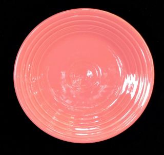 Fiestaware 9 " Luncheon Plate - Rose Pink - Homer Laughlin Fiesta Retired Color