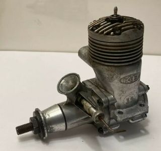 Vintage K & B 35 Control Line CL Airplane Engine As Found With Good Compression 2