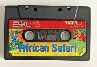 Tiger Electronics 2 - Xl Talking Robot African Safari Cassette Vintage 1992