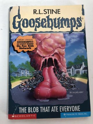Vintage Goosebumps Rl Stine Book The Blob That Ate Everyone