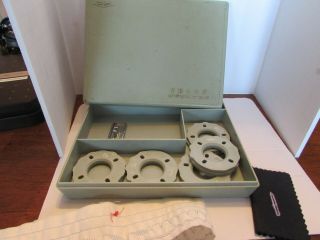 Vintage Sears Kenmore Sewing Machine Cams And Buttonhole Foot With Case