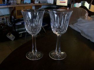Waterford Crystal Ballyshannon 7 5/8 " Water Goblets (2) No Ledge