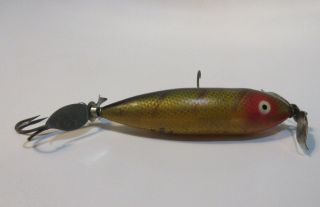 Vintage Heddon Wounded Spook Perch